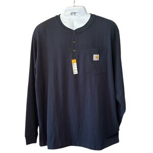 NWT FedEx Carhartt Men’s Workwear Long Sleeve Henley